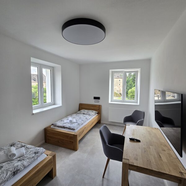 Rodinné apartmány se dvěma ložnicemi