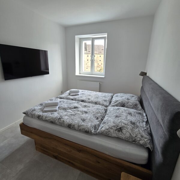 Doppelappartement mit der Möglichkeit eines Zustellbettes