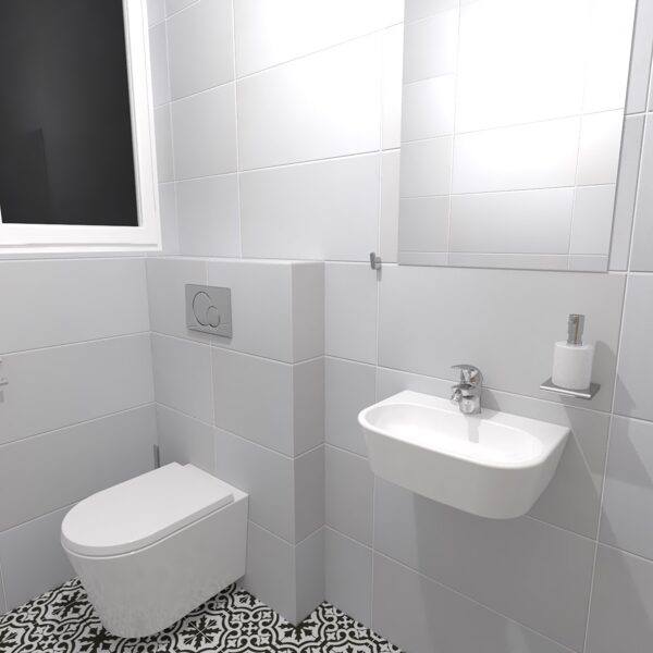 Visualization of the toilet 2A