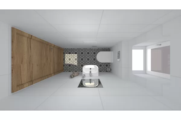 Visualisierung der Toilette 1B